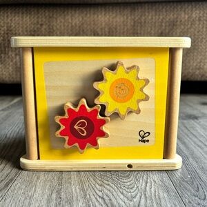 Hape Activity Sensory Learning Wooden Triangle Box